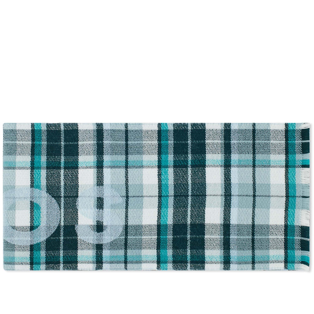 Acne Studios Victoria Check Logo Scarf - 1