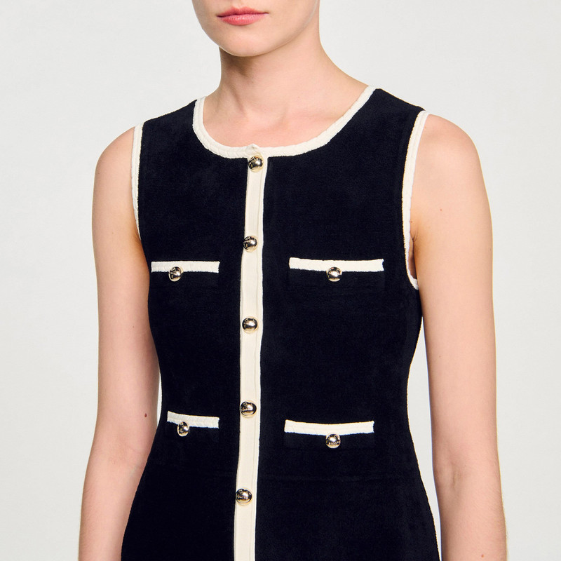 MINI VELVET KNIT DRESS 4