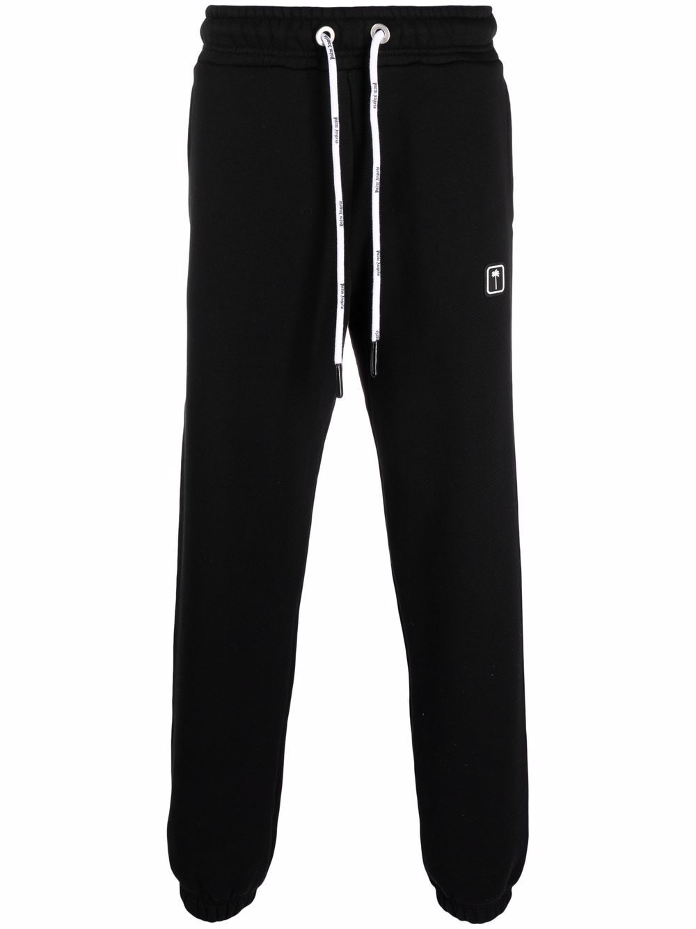 logo-patch drawstring track pants - 1