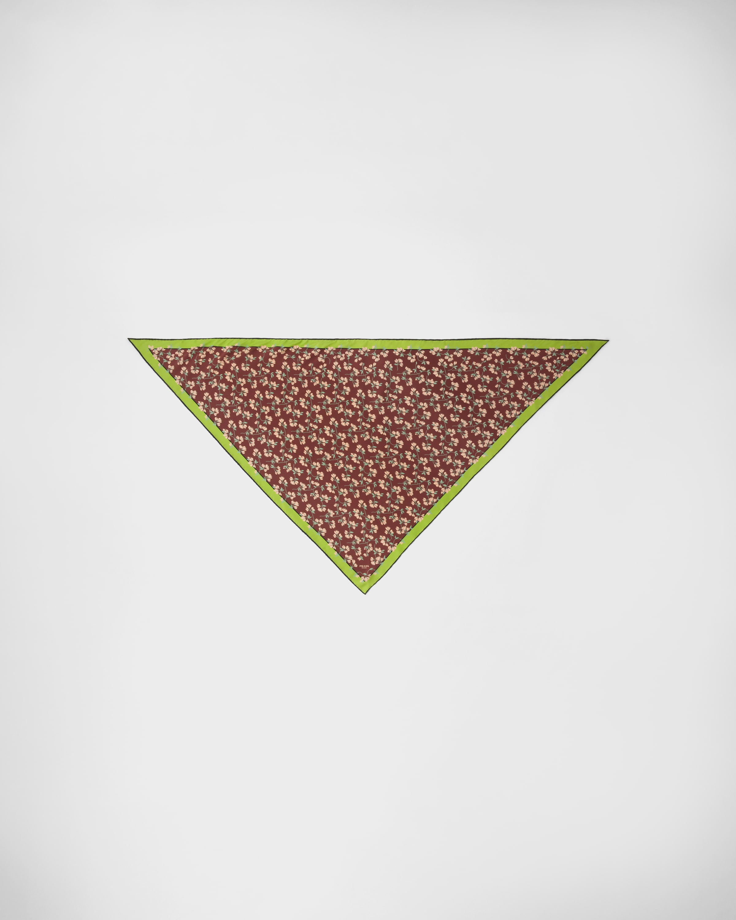Printed silk twill scarf - 3
