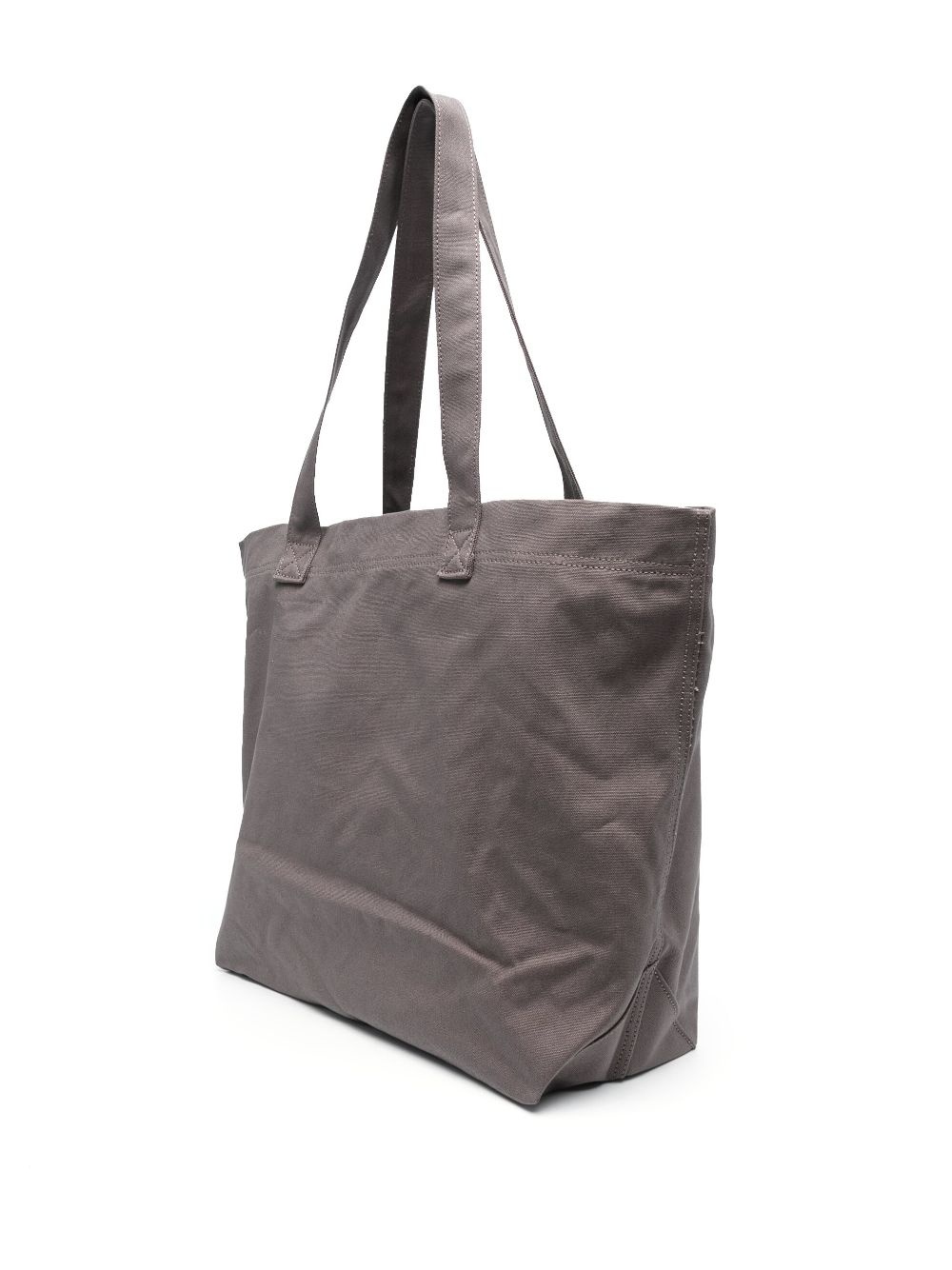 logo-print canvas tote bag - 3