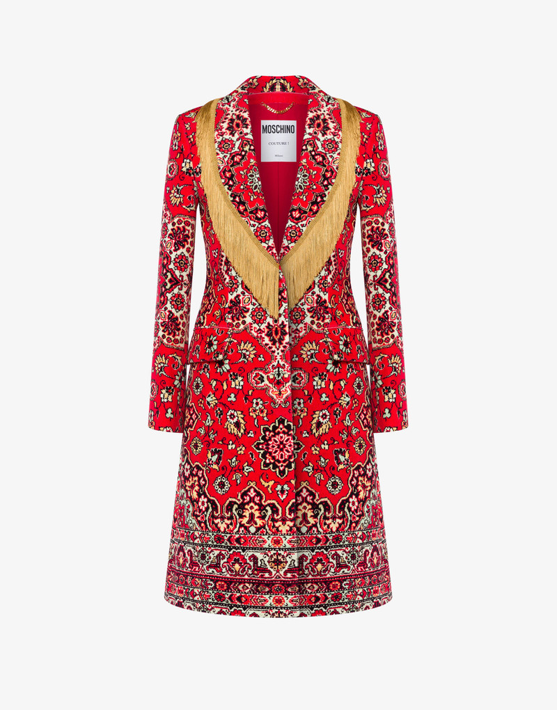 RUG PRINT VELVET COAT 1