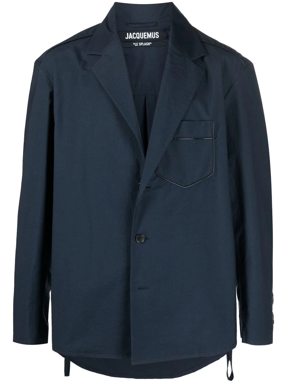 single-breasted fitted blazer - 1