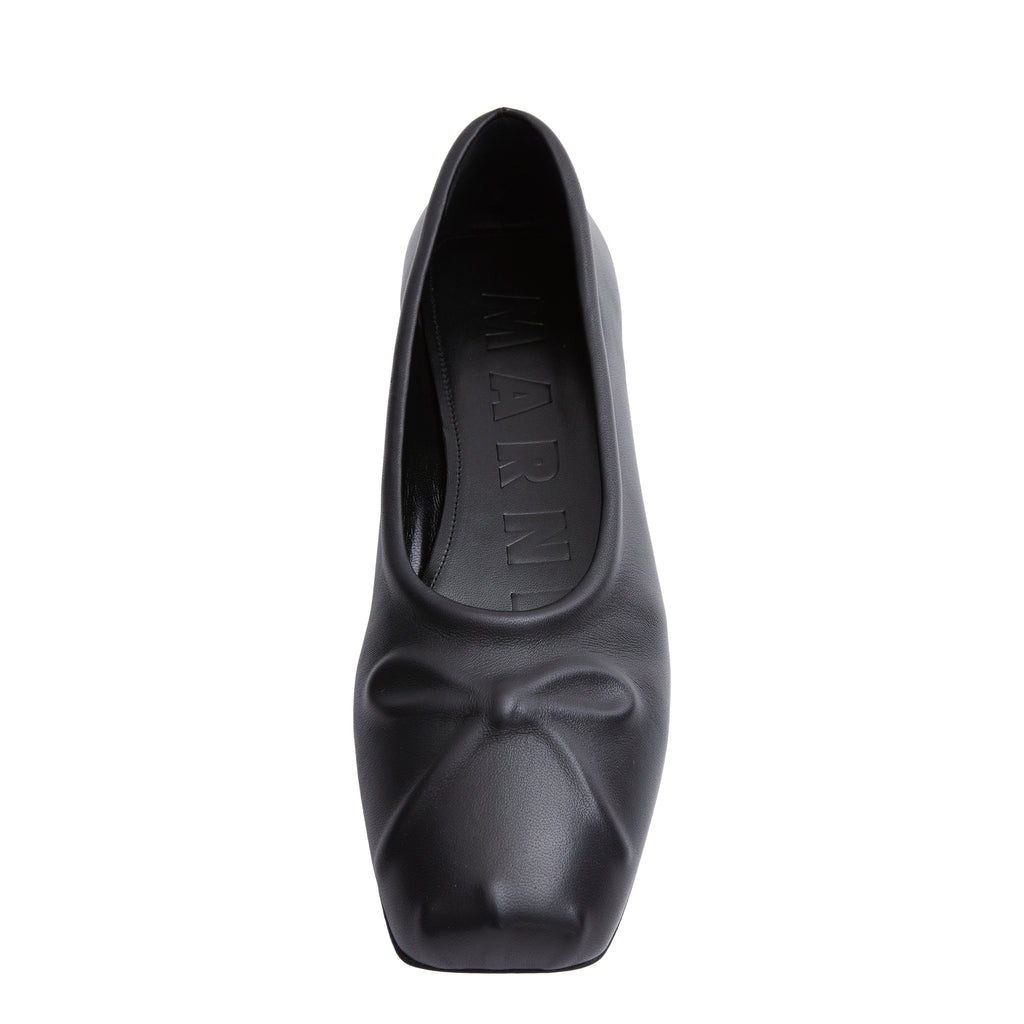 LEATHER BALLERINA SHOES - 2