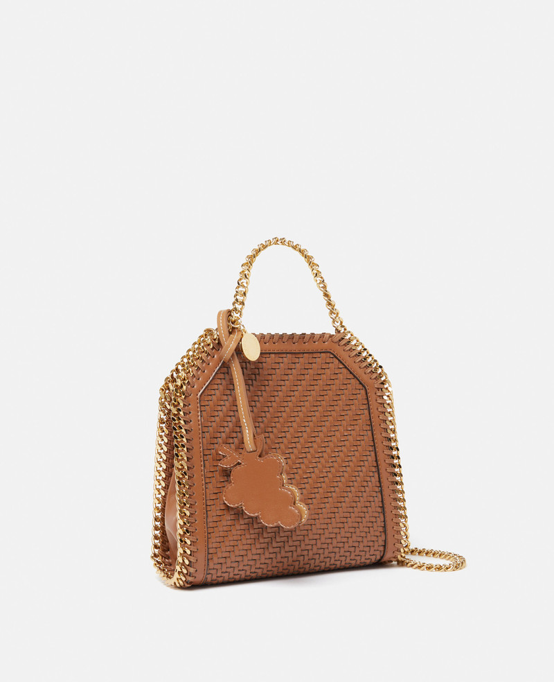 Stella McCartney Falabella Woven Tiny Tote Bag outlook