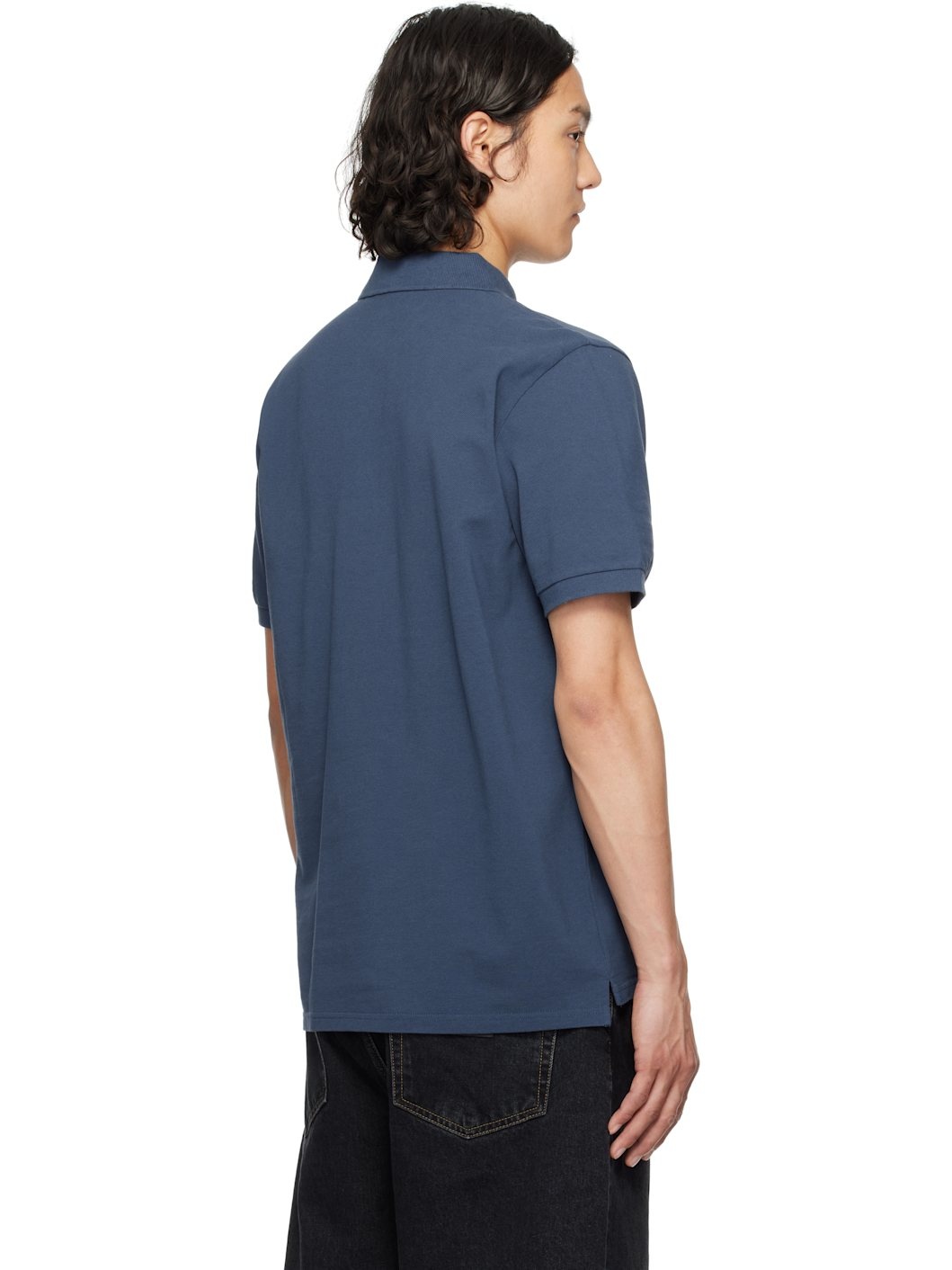 Navy Chase Pique Polo - 3
