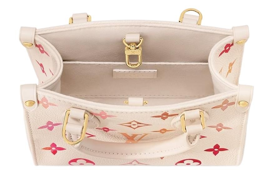 (WMNS) LOUIS VUITTON OnTheGo BB Monogram Empreinte Handbag 'Sunrise Aquarelle' M47115 - 4
