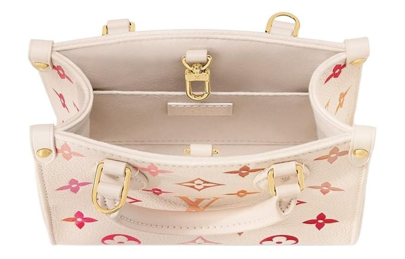 (WMNS) LOUIS VUITTON OnTheGo BB Monogram Empreinte Handbag 'Sunrise Aquarelle' M47115 4