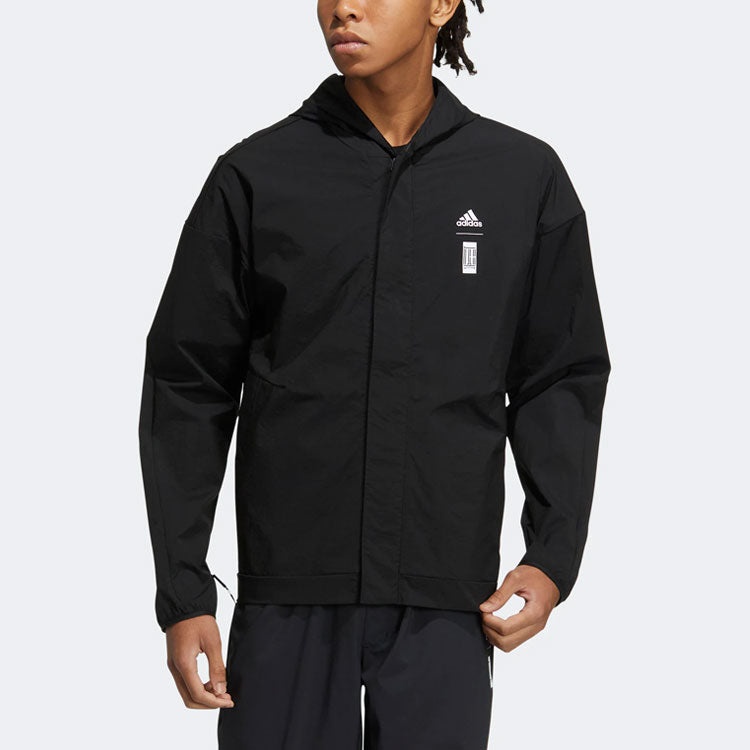 adidas WJ WB Sports Hooded Jacket Black HE5145 - 2