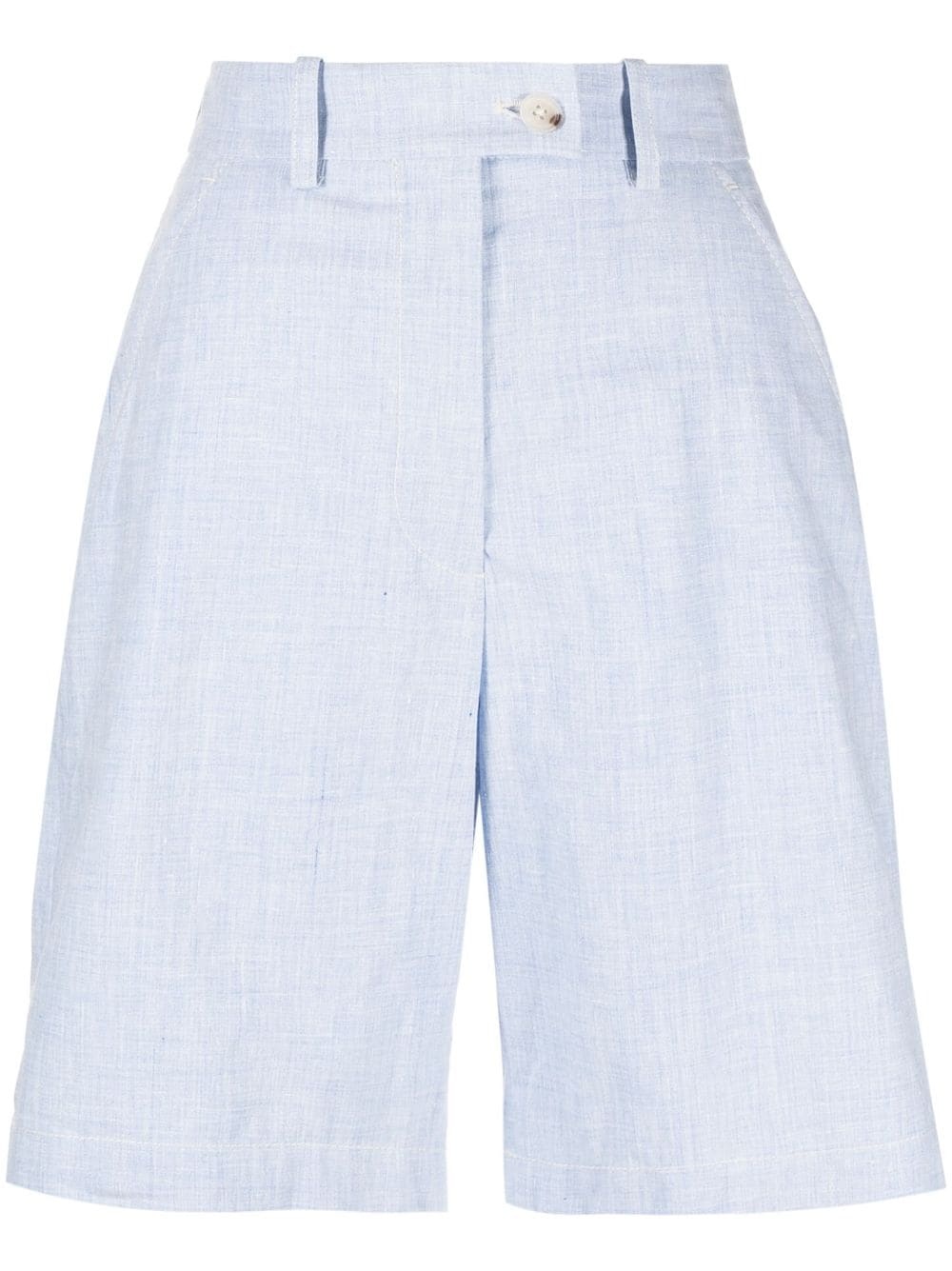 Tailored linen shorts - 1