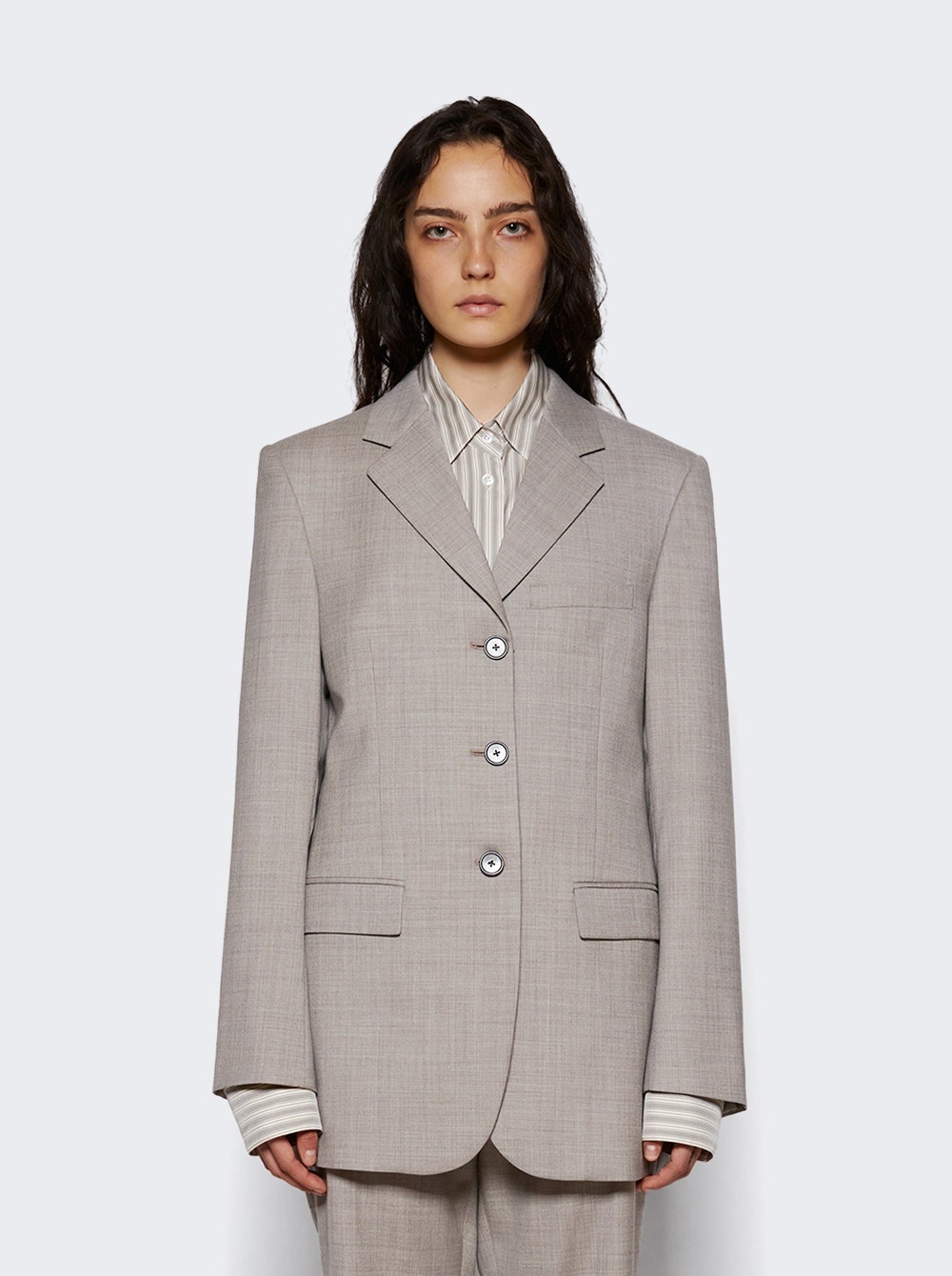 Selene Jacket Beige Melange - 3