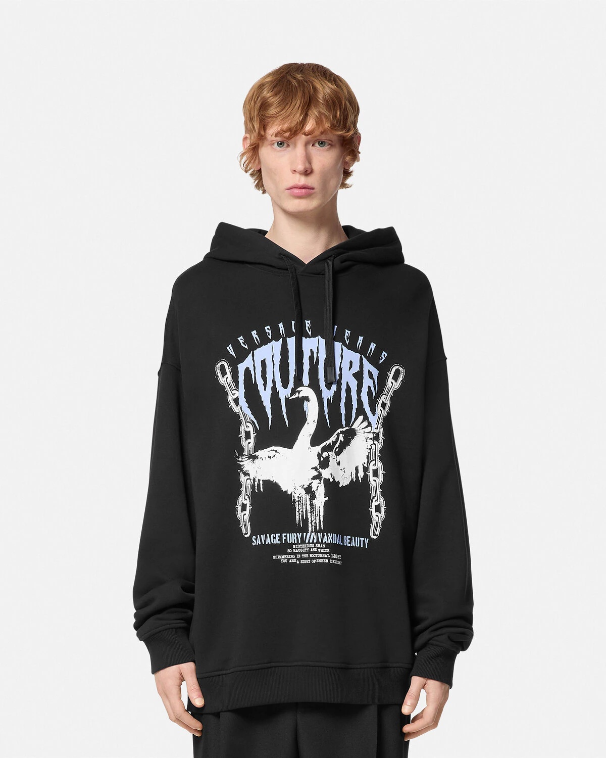 Swan Lake Loose-Fit Hoodie - 4