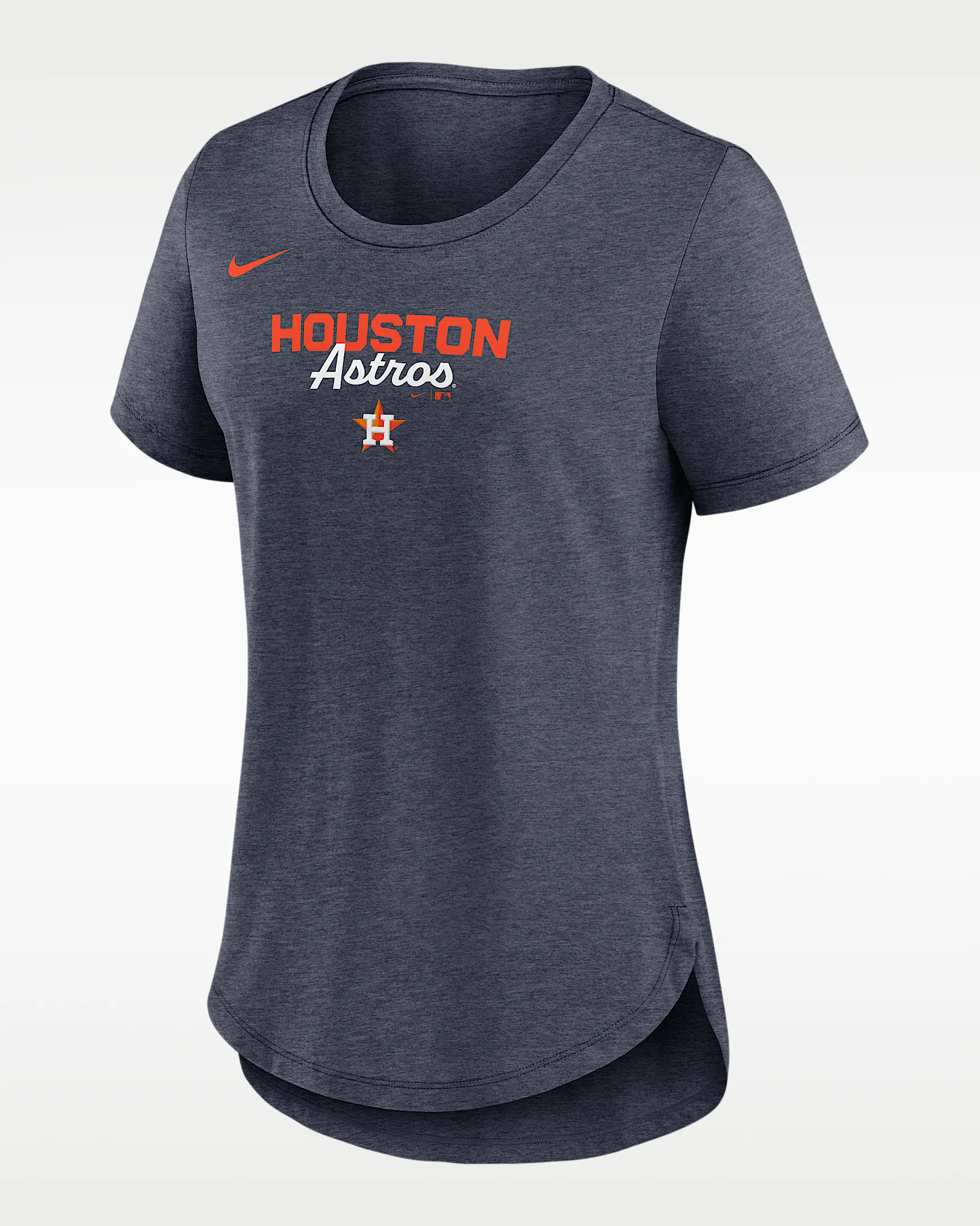 Houston Astros Arched Team Name Women's Nike MLB T-Shirt - 1