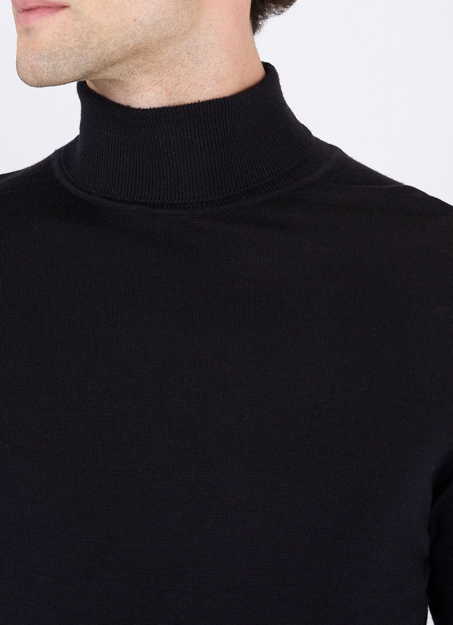 Sea Island Roll Neck Sweater - 5