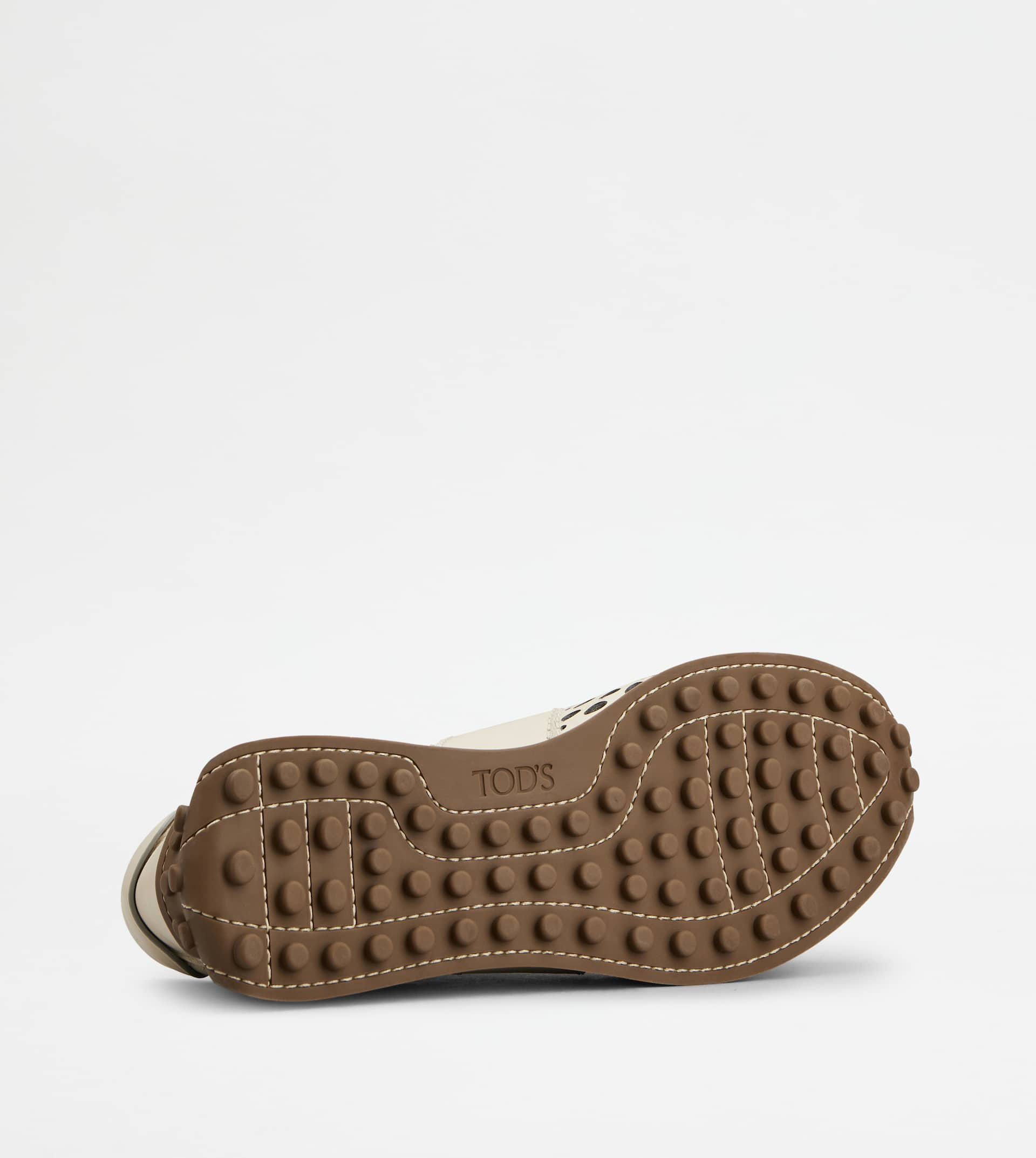 T VINTAGE SNEAKERS IN LEATHER - OFF WHITE - 4