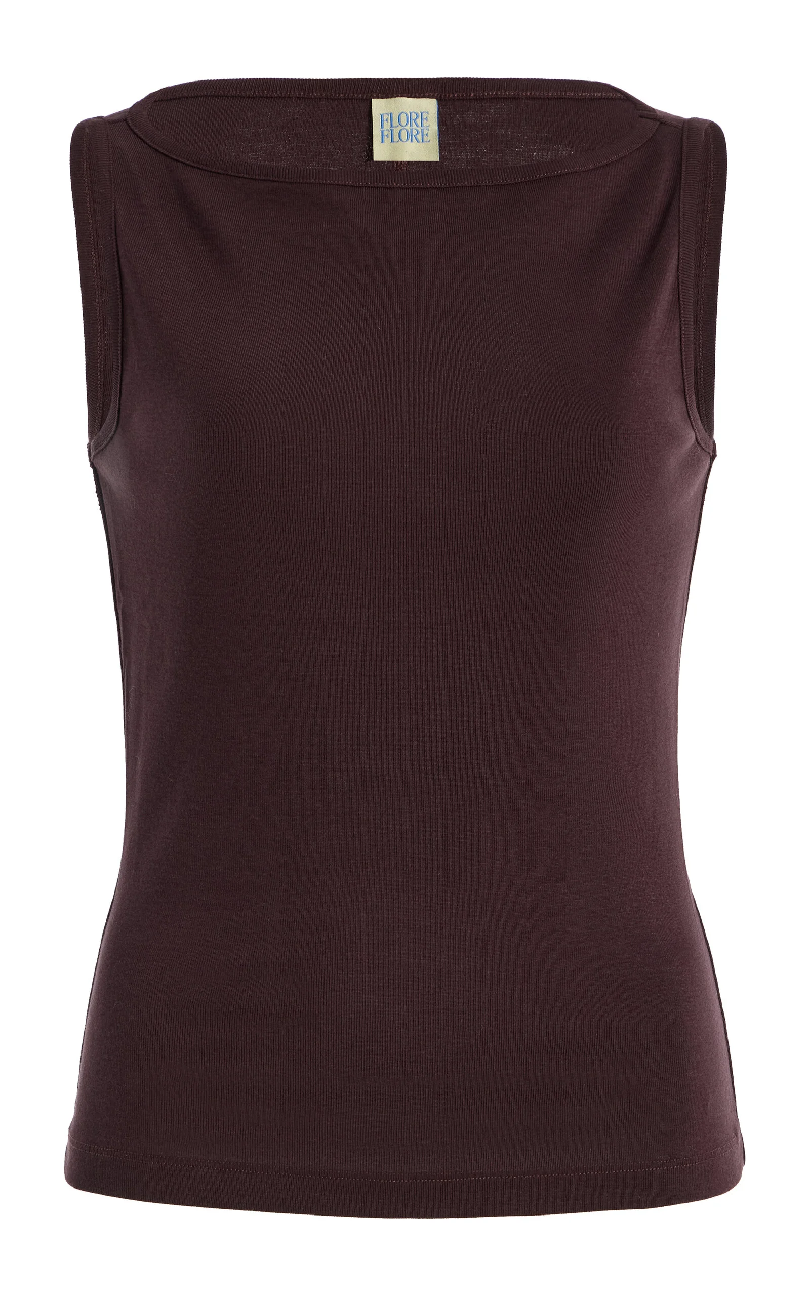 Timmi Cotton Tank Top brown - 1