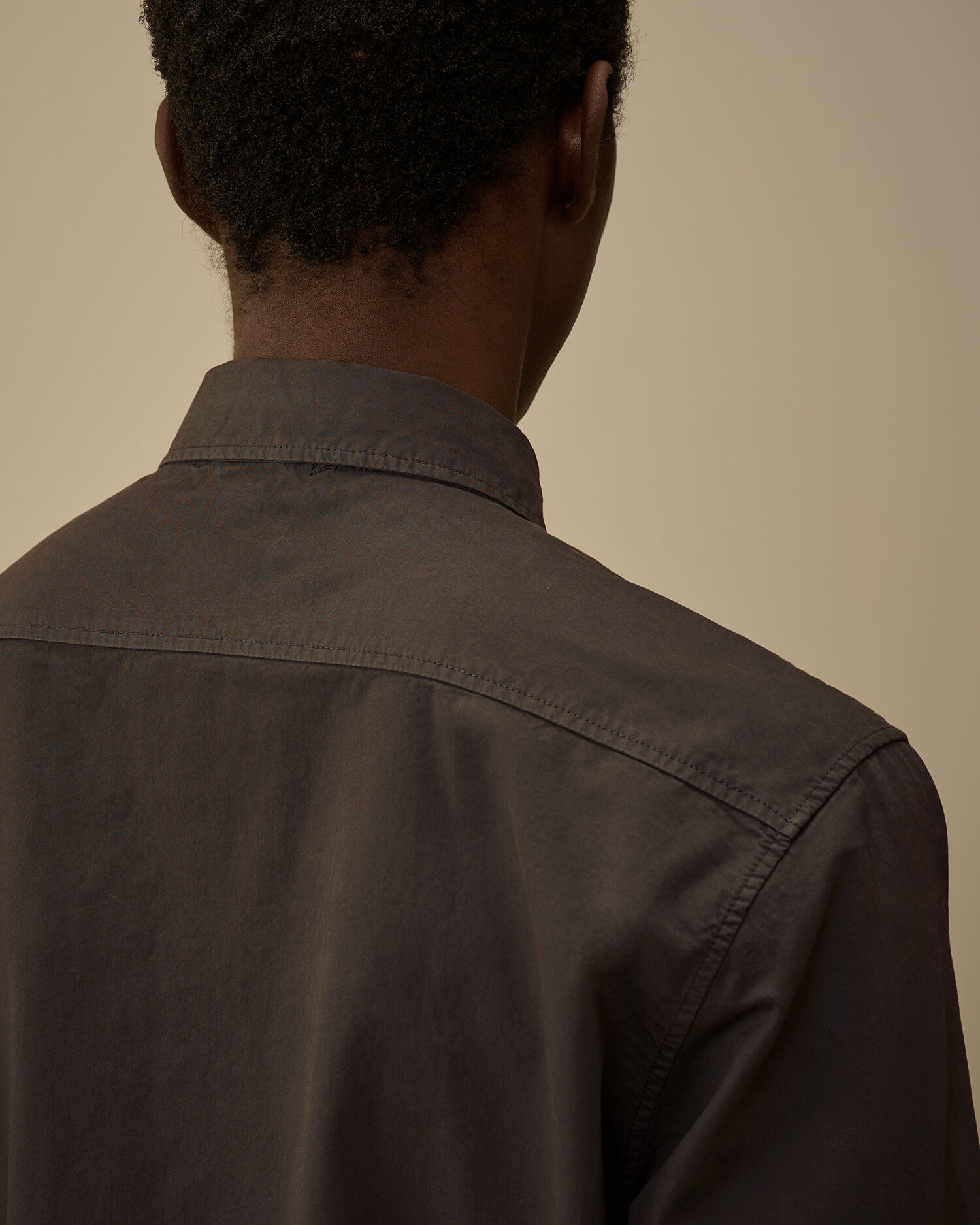 Organic Gabardine Longsleeve Button Shirt - 6