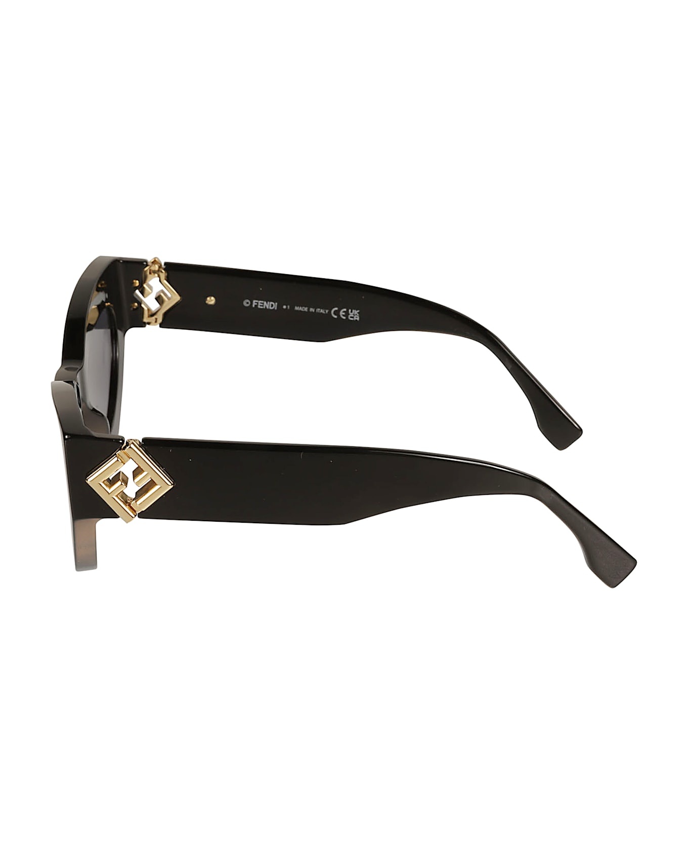 Cat-eye Thick Sunglasses - 3