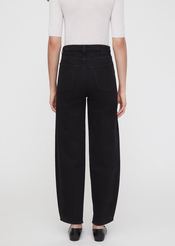 Barrel leg denim black - 5