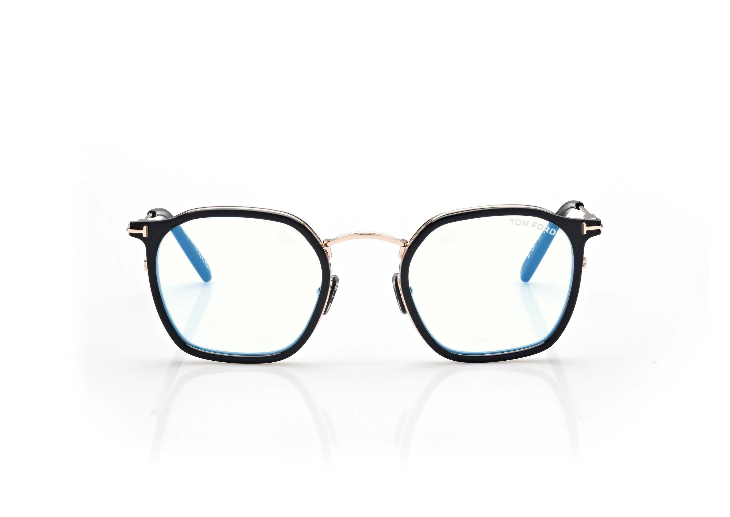 BLUE BLOCK ROUND OPTICALS - 1