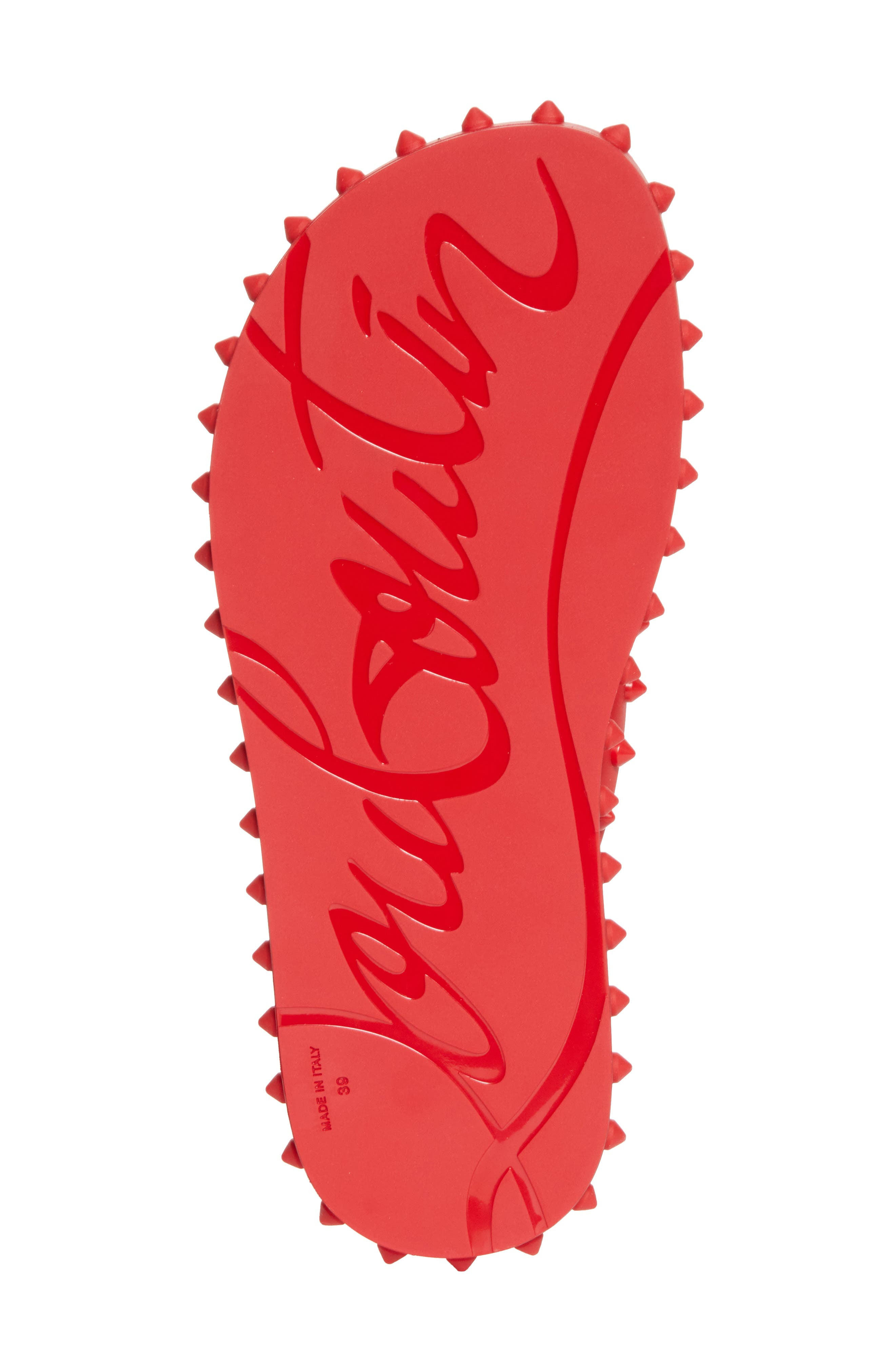 Christian Louboutin Super Loubi Flip Flop in Red at Nordstrom - 6