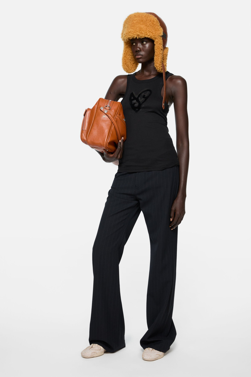 Acne Studios Logo tank top - Black outlook