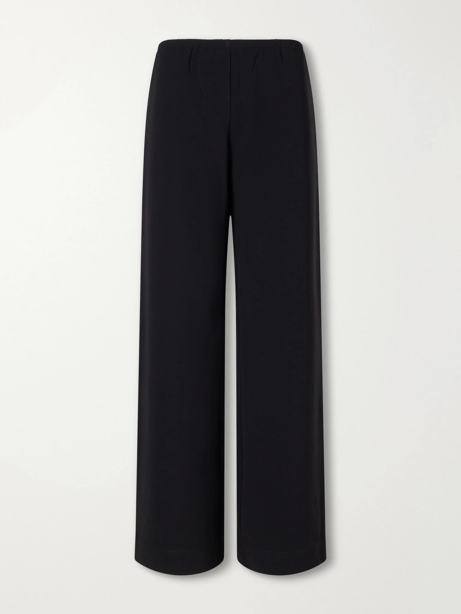 Arielle crepe wide-leg pants Black - 1