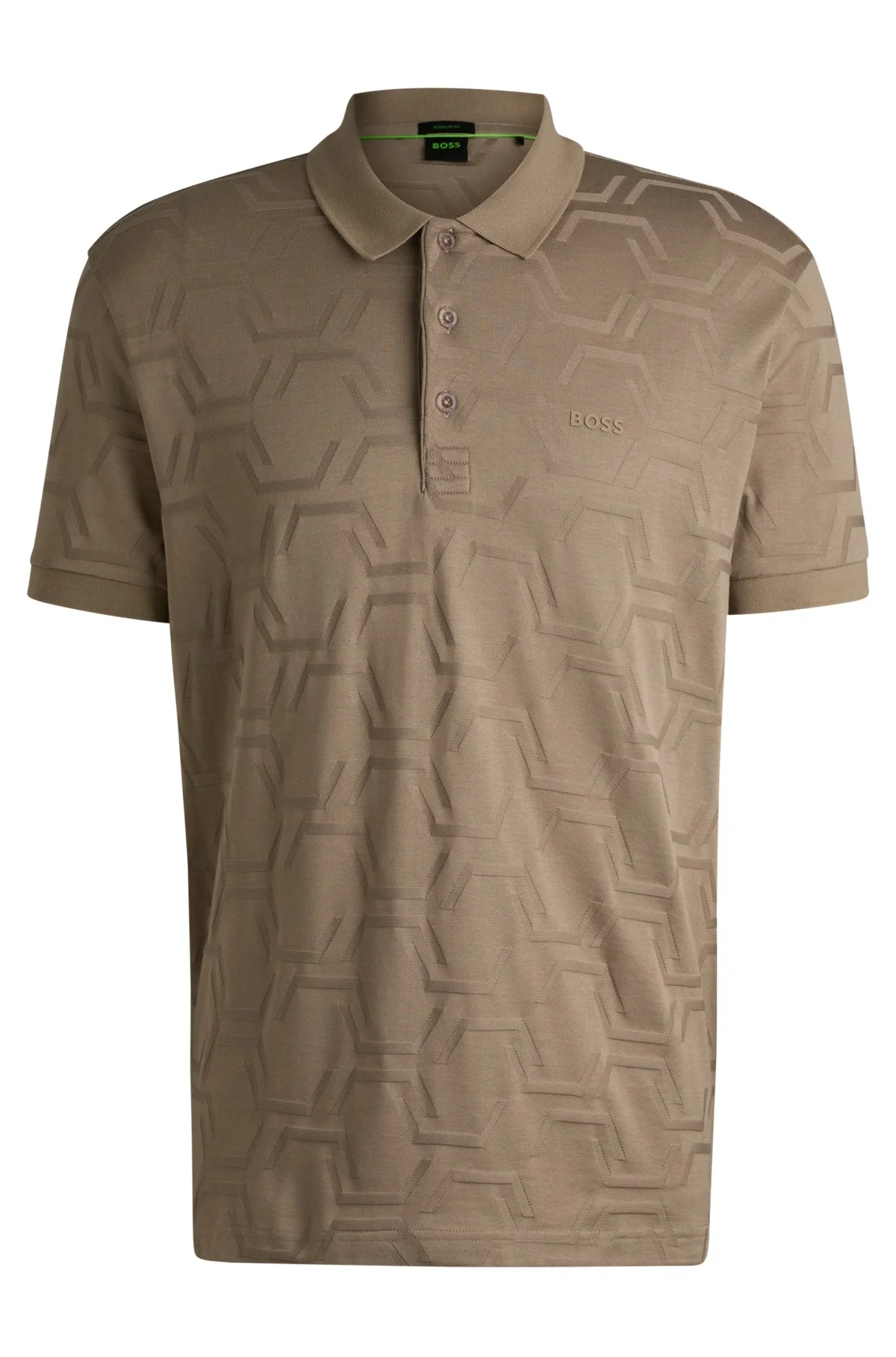 PADDY RELAXED-FIT POLO SHIRT IN QUILTED MERCERIZED COTTON - 1