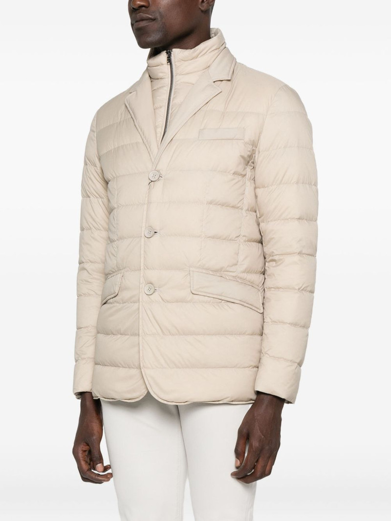 quilted button-fastening jacket 3