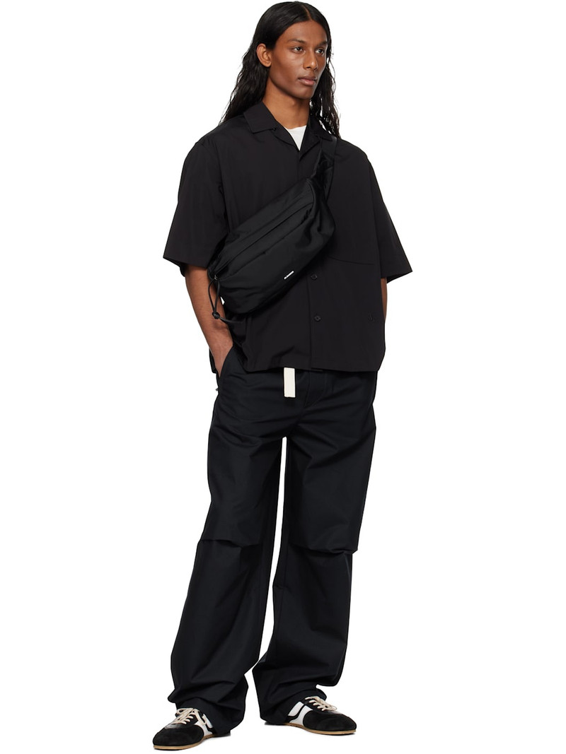 Jil Sander Navy Belted Trousers outlook