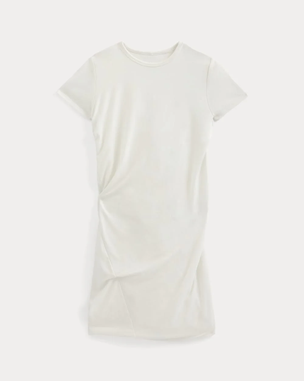 TWISTED SHORT-SLEEVE CREW DRESS - 1