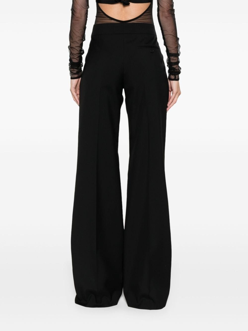 pleat-detail trousers - 4