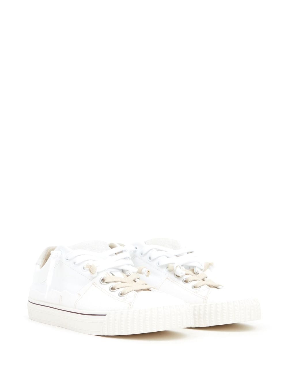 low-top lace-up sneakers - 2