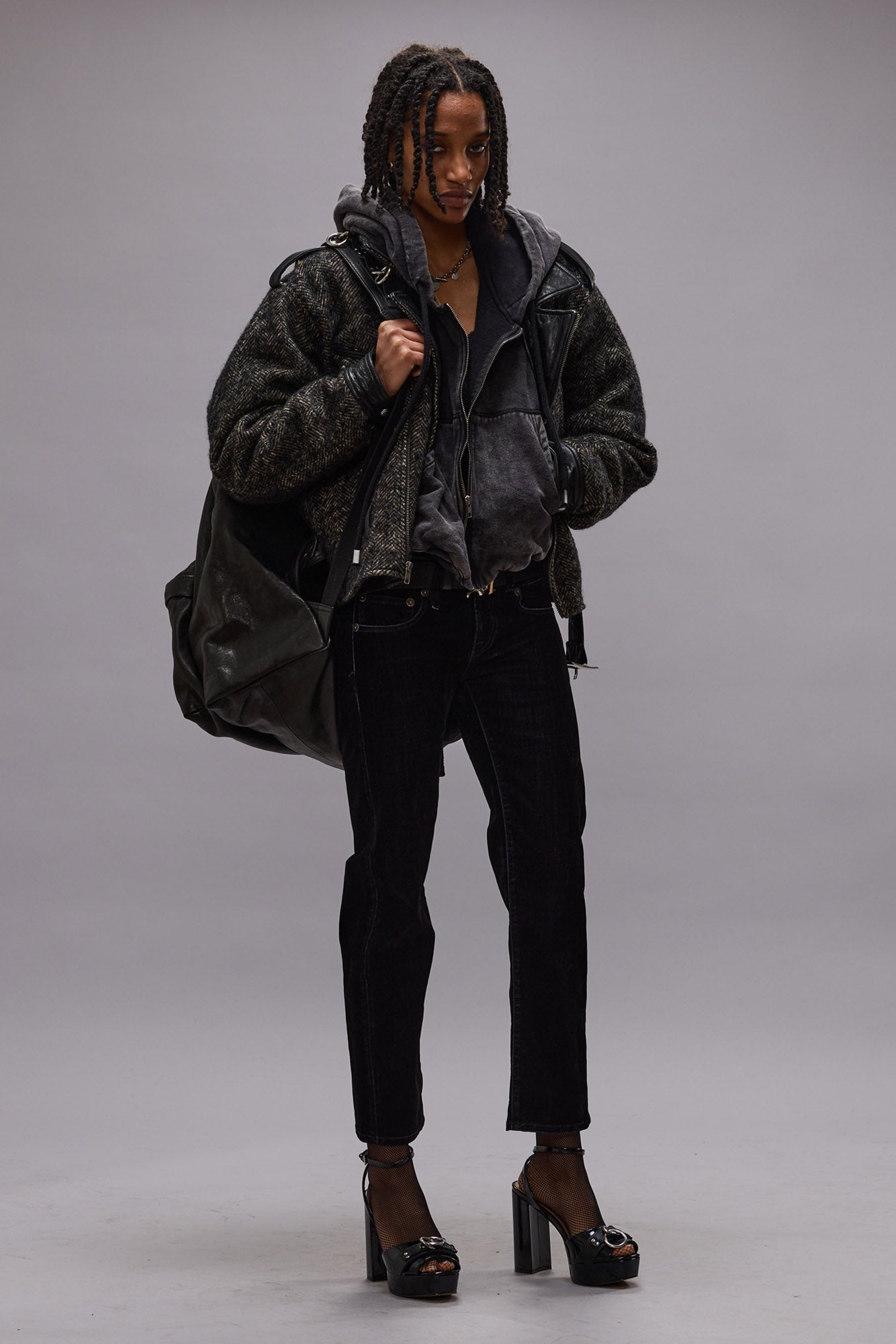 BOY STRAIGHT - FLOCKED BLACK - R13 - 3