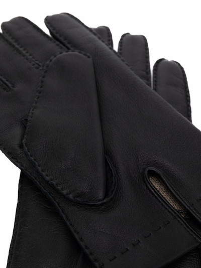 Mackintosh Shaftesbury leather gloves outlook