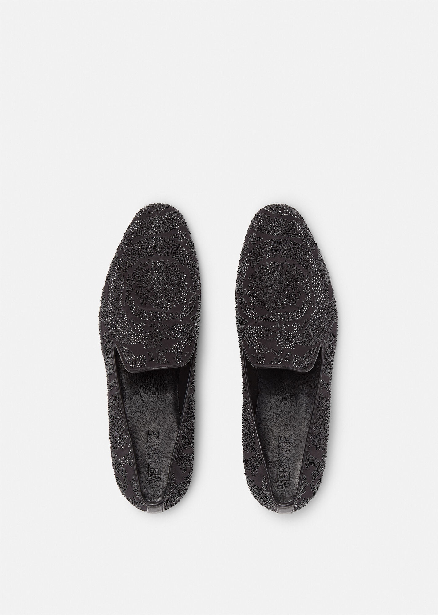Barocco Silhouette Crystal Slippers - 3