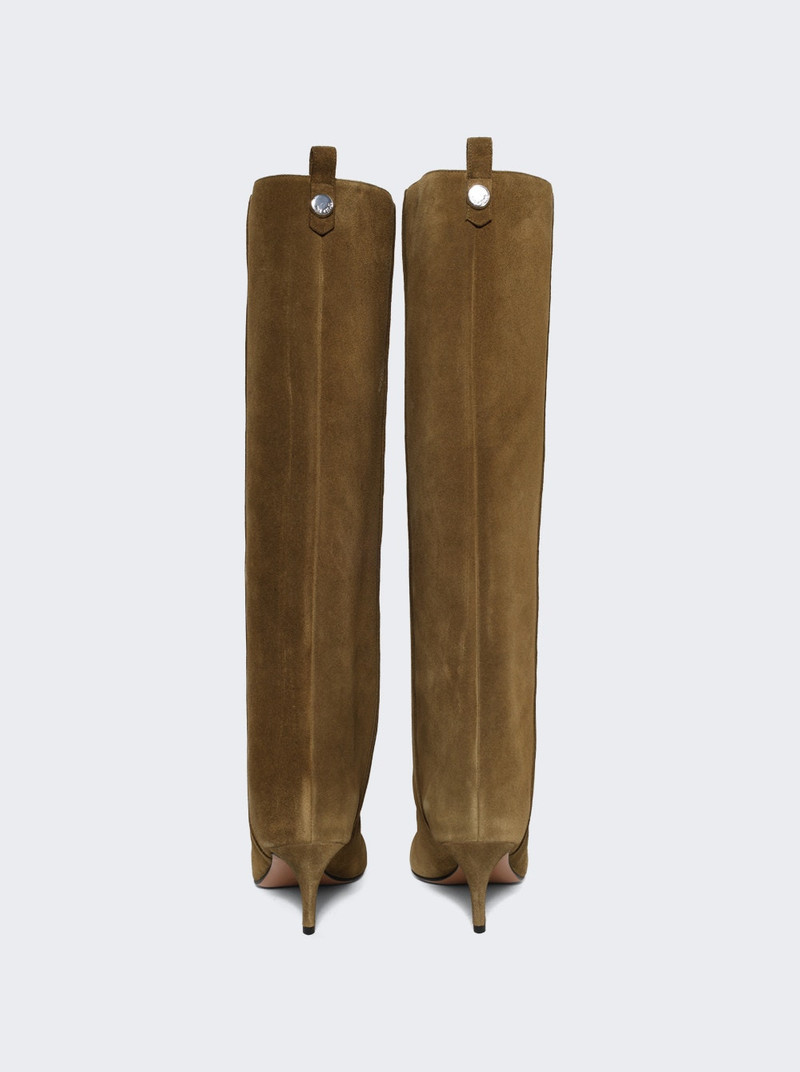 THE ATTICO Lea Boot 65mm Military Green outlook