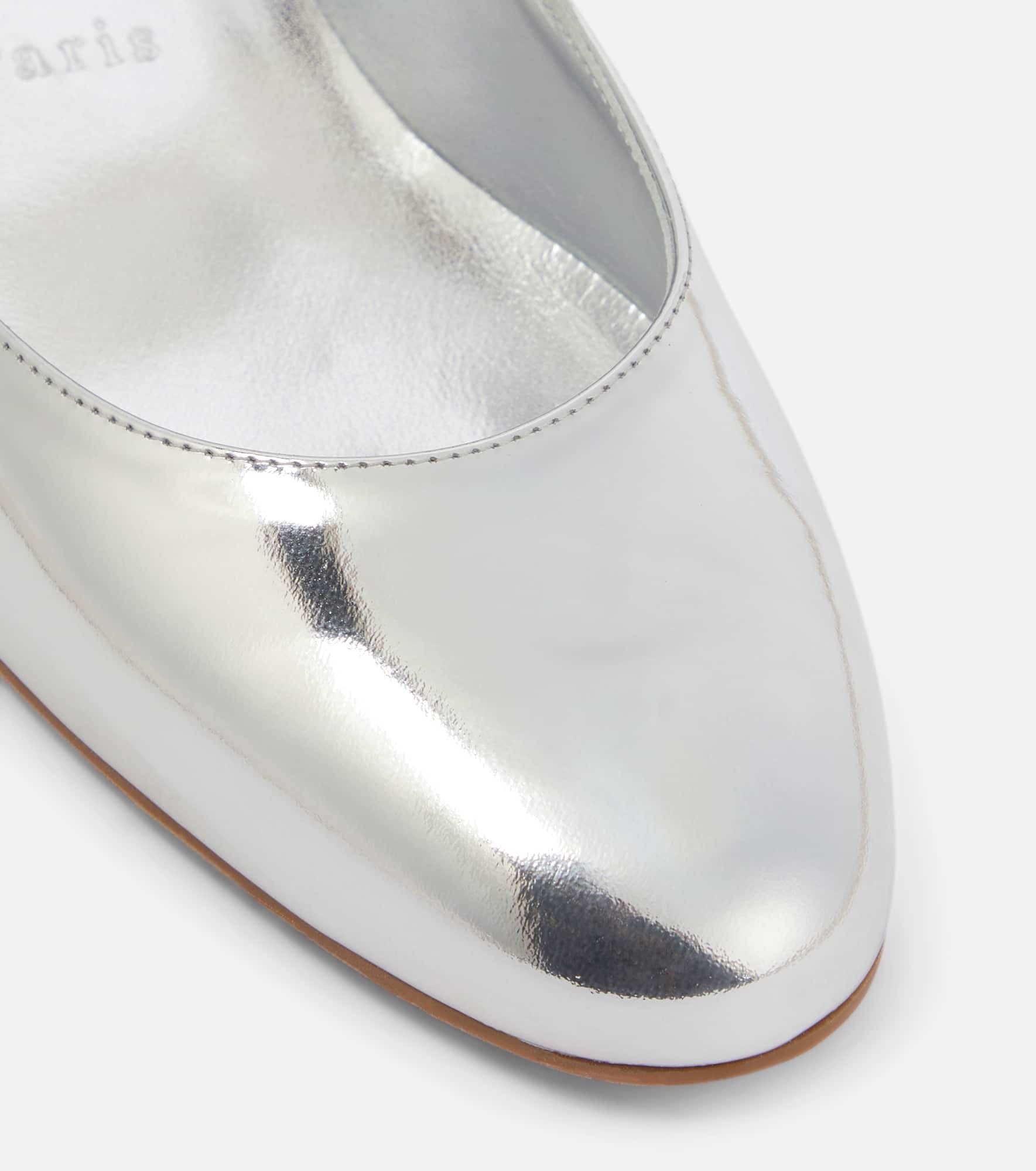Sweet Jane metallic leather Mary Jane flats - 6