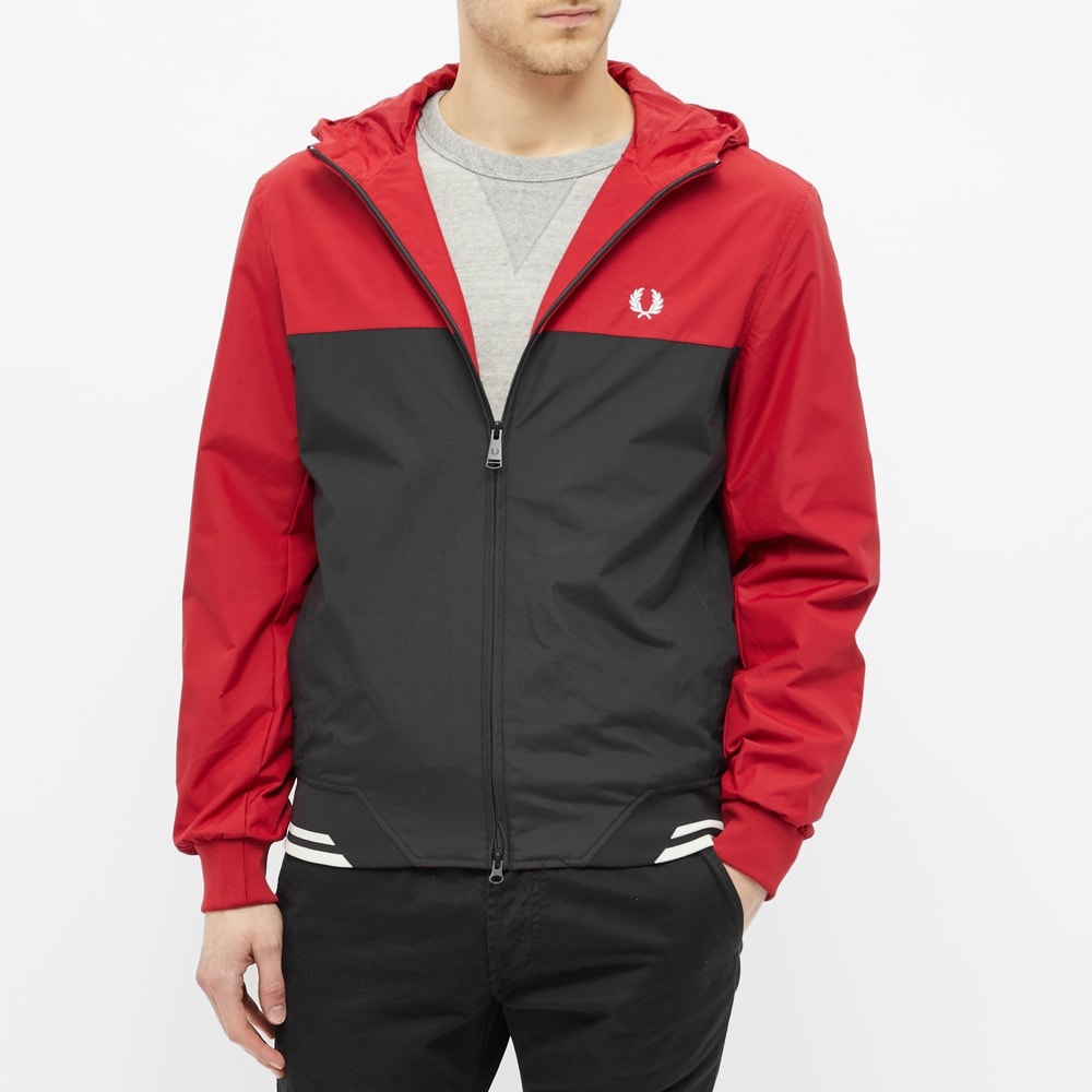 Fred Perry Authentic Colour Block Hooded Jacket - 5