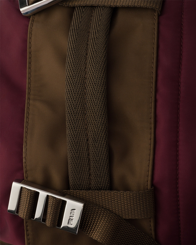 Re-Nylon and Saffiano leather backpack 7