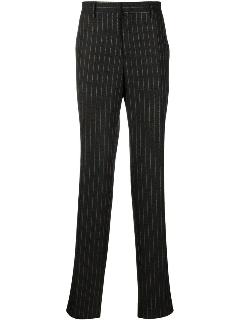 pinstripe virgin wool tailored trousers 1