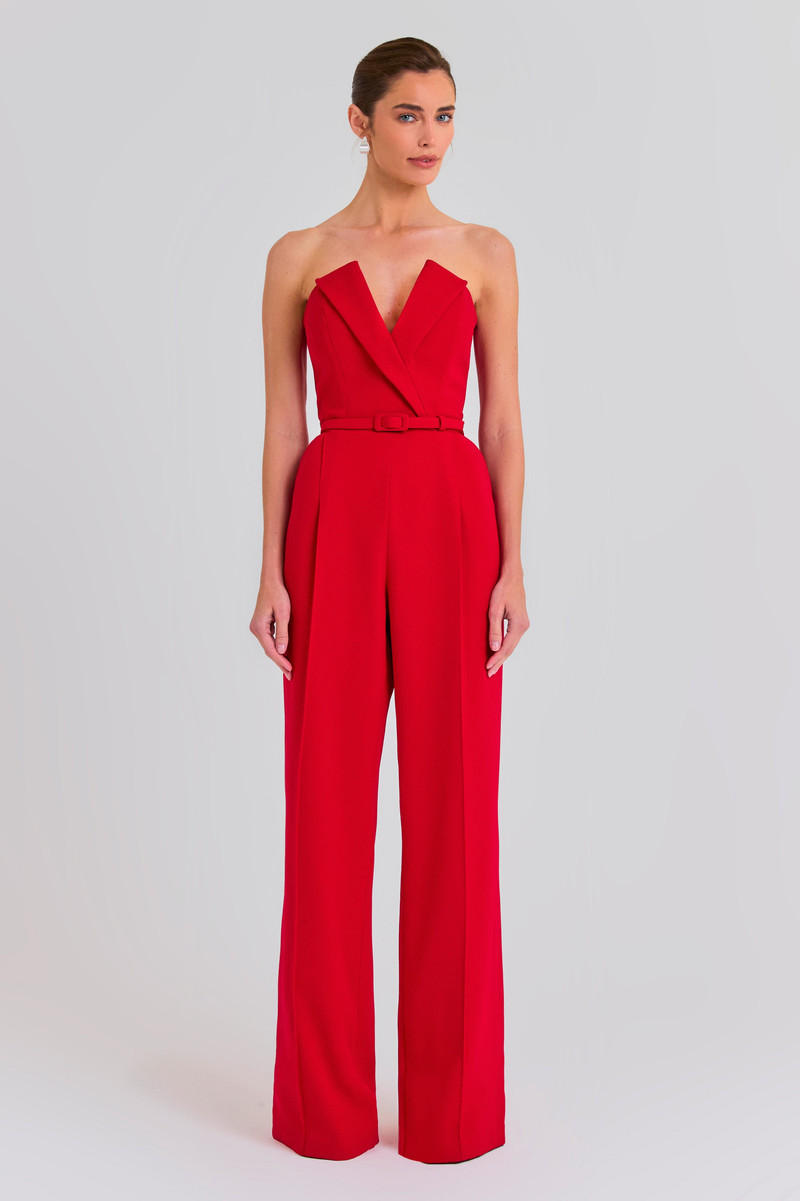Vanessa Red Jumpsuit 1