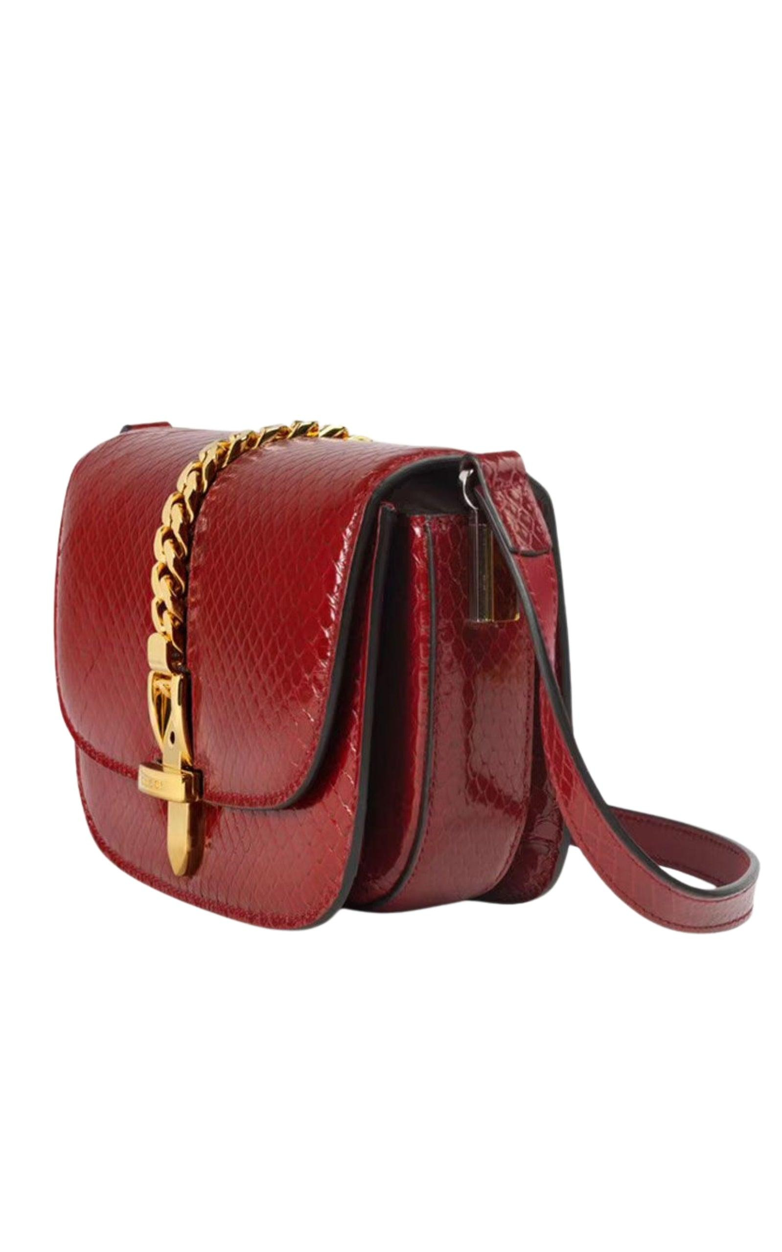 Sylvie 1969 Python Mini Shoulder Bag - 3