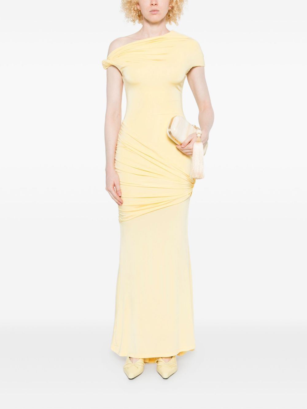 Pascal asymmetrical draped dress - 2