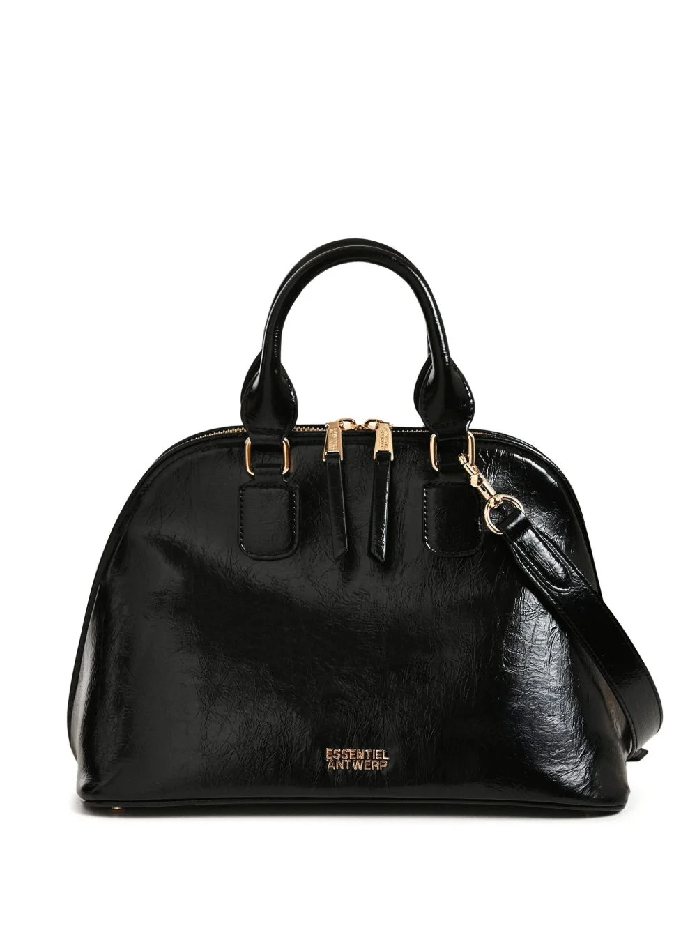 patent-effect Karla shoulder bag - 1
