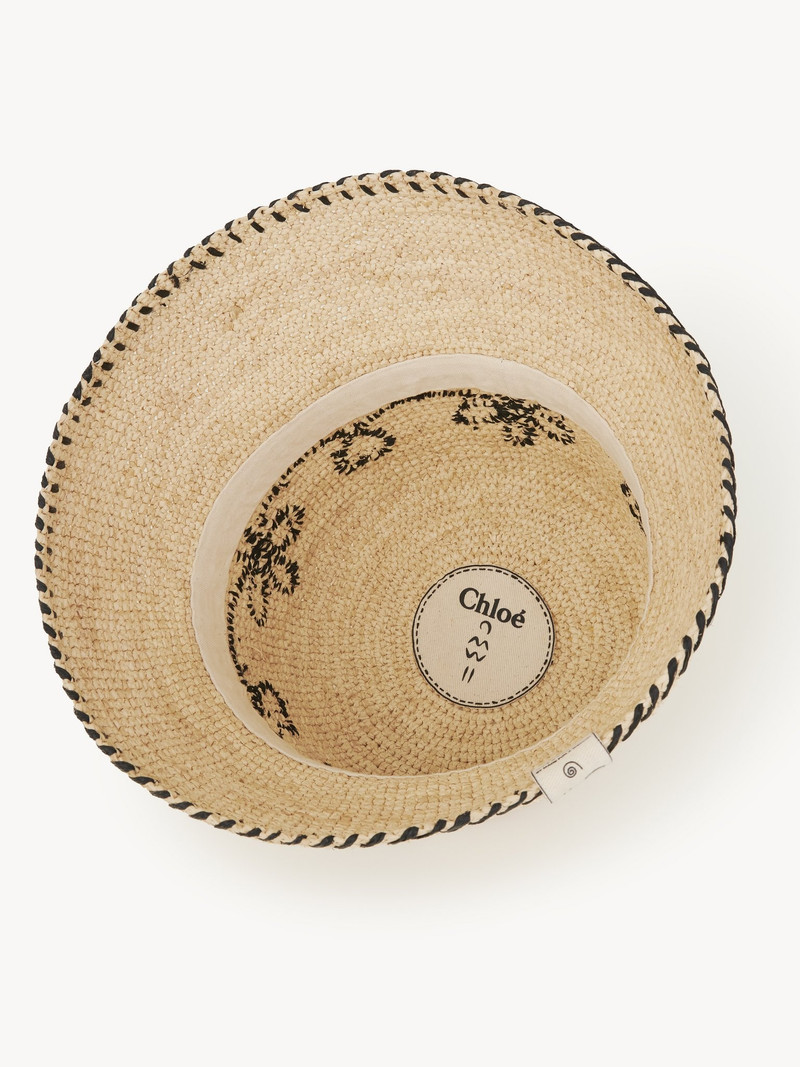 EMBROIDERED STRAW HAT 3