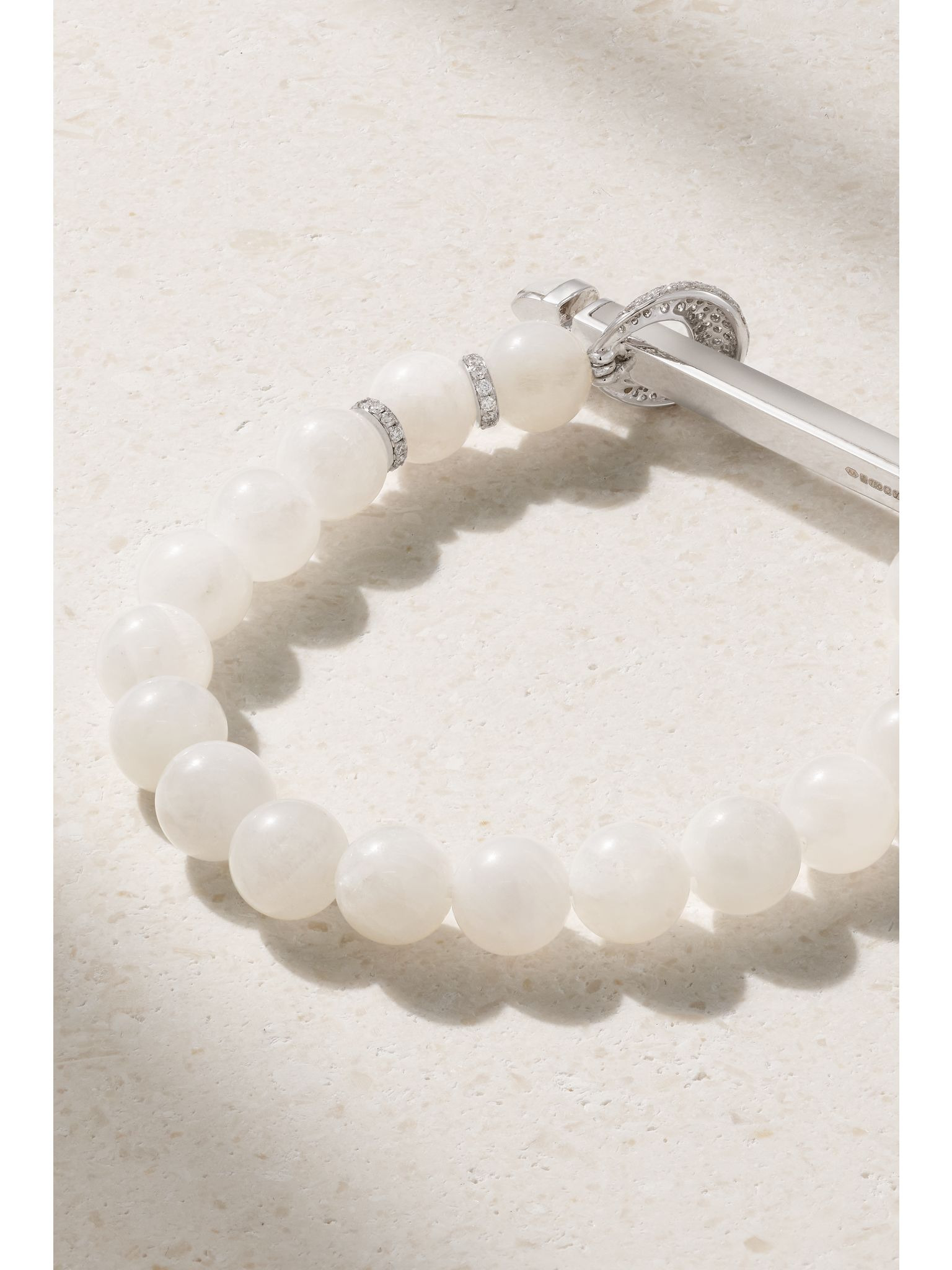 Chakra 18-karat white gold multi-stone bracelet Gold - 3