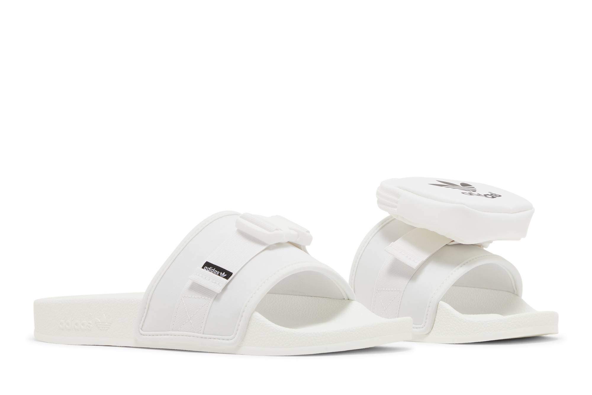 Wmns Adilette Slides 'White' - 8