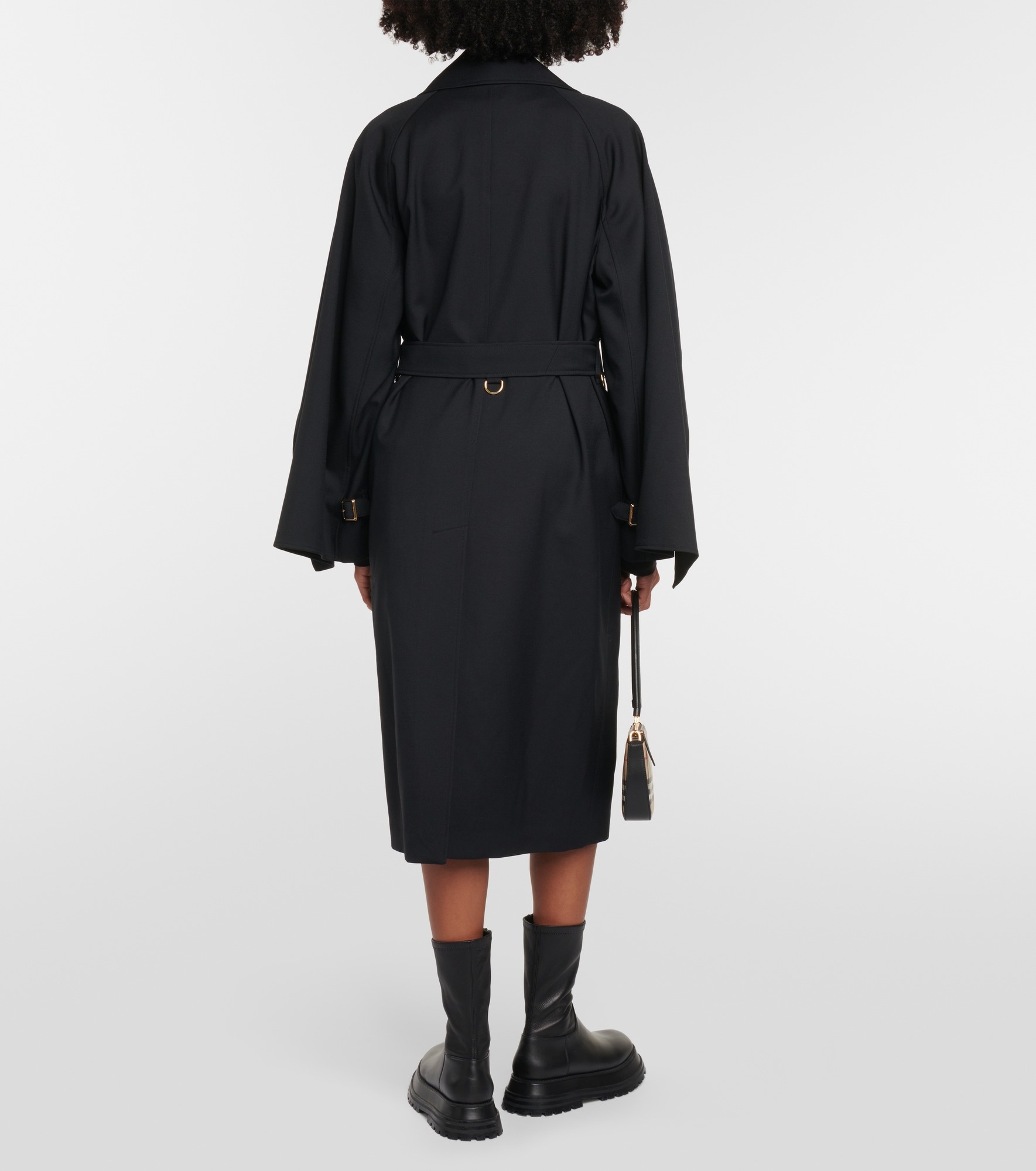 Wool-blend trench coat - 3