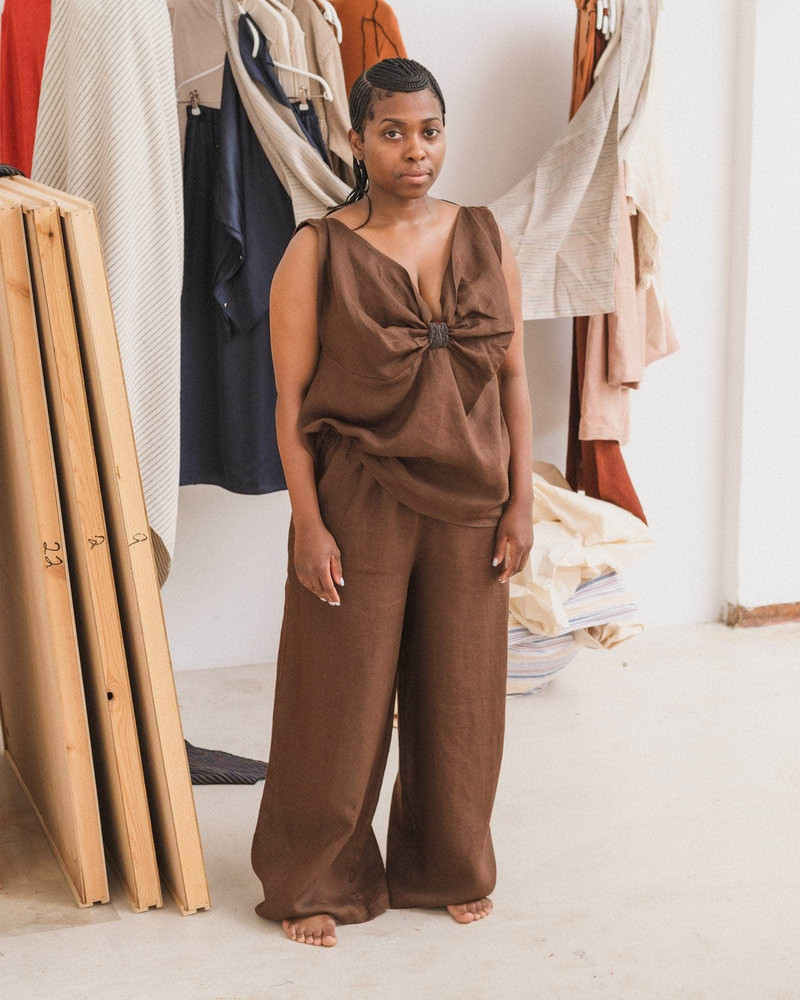 Sepia Pants - Fine Linen 6